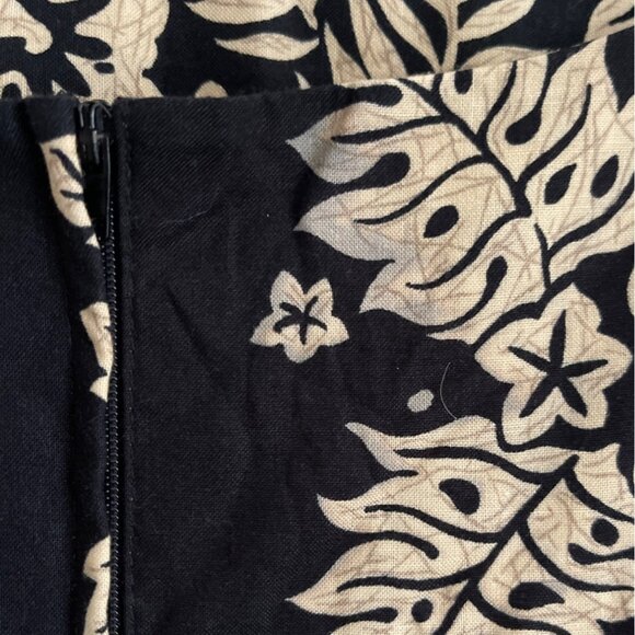 Vtg 90s KYs Empire Waist Maxi Sundress Size Large Hawaiian Floral Made in Hawaii - Picture 10 of 10